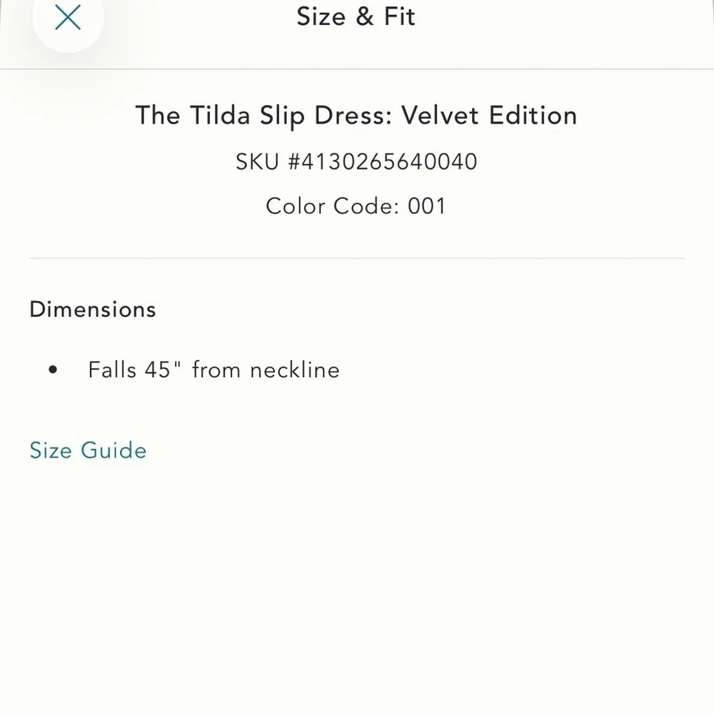 NWT new medium Anthropologie tilda strapless velvet slip dress black long